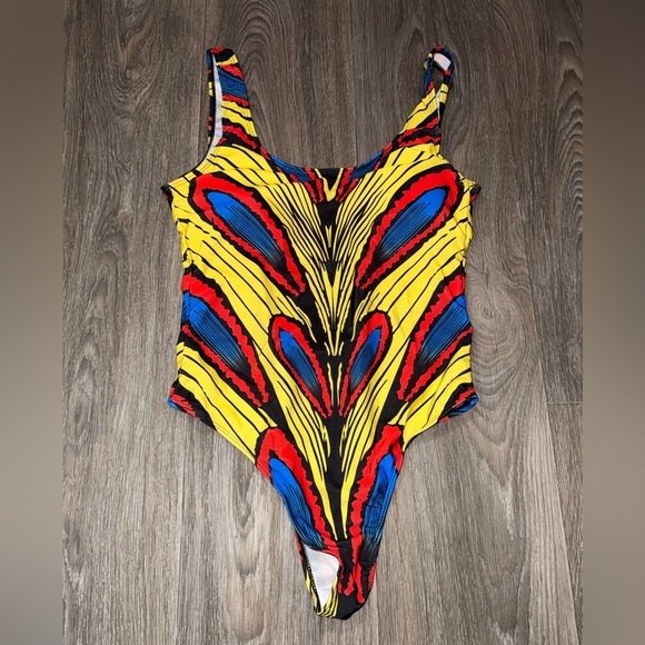 unknown Other - Festival Vibrant Multicolor Bodysuit Bathing Suit